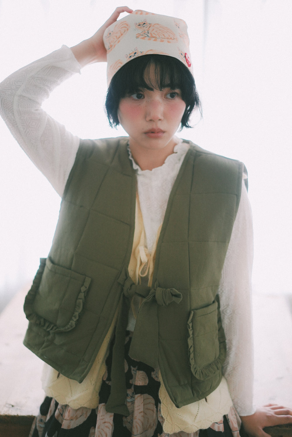 Many Many Cats Reversible Vest