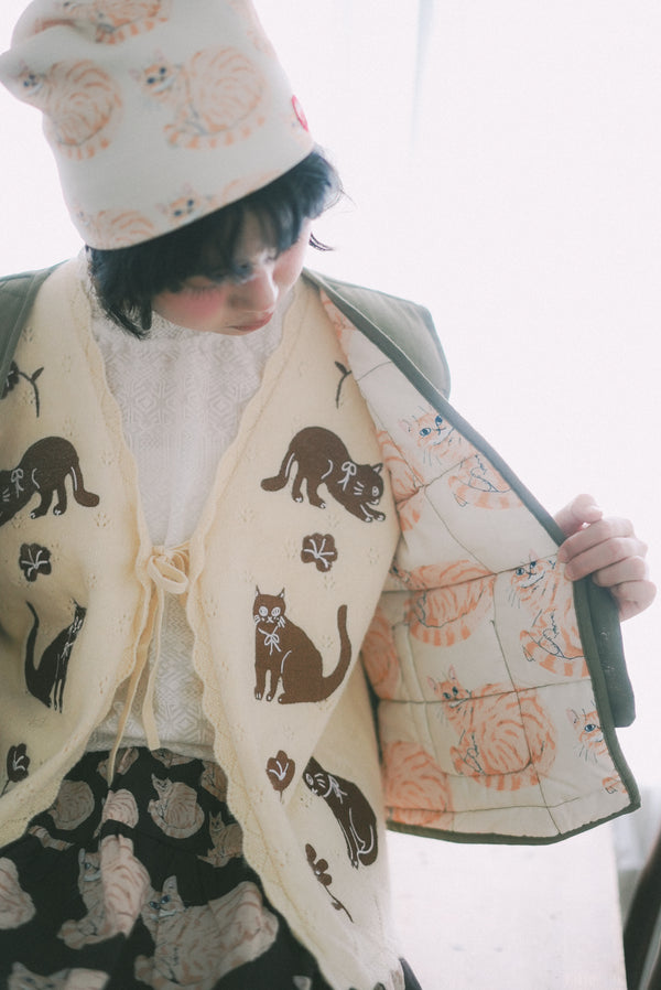 Many Many Cats Reversible Vest