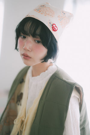 LCC Knit Printed Hat (Many Many Cats)