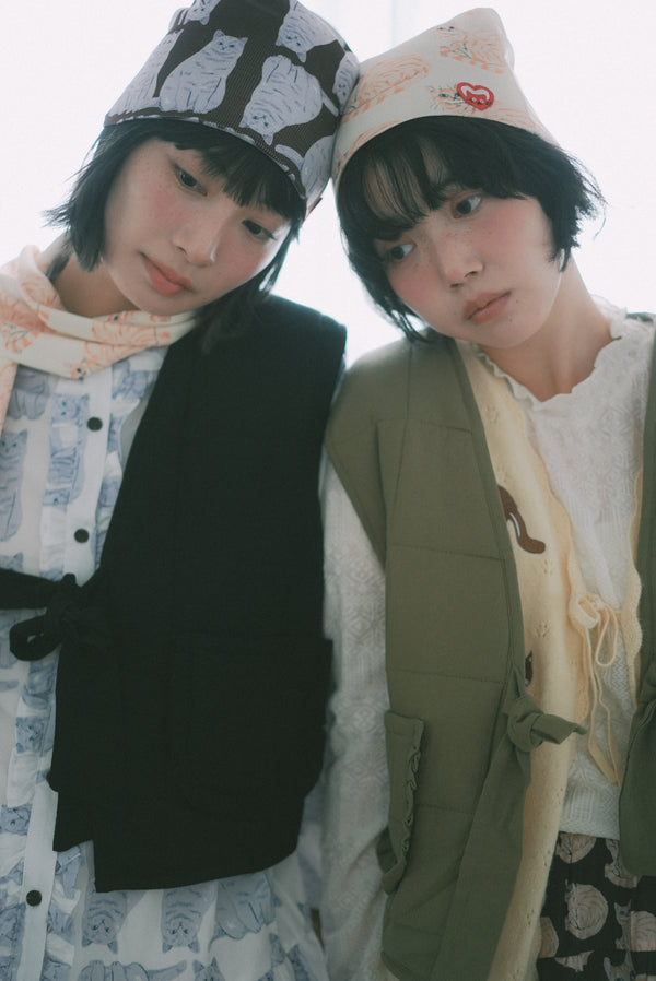 Many Many Cats Reversible Vest