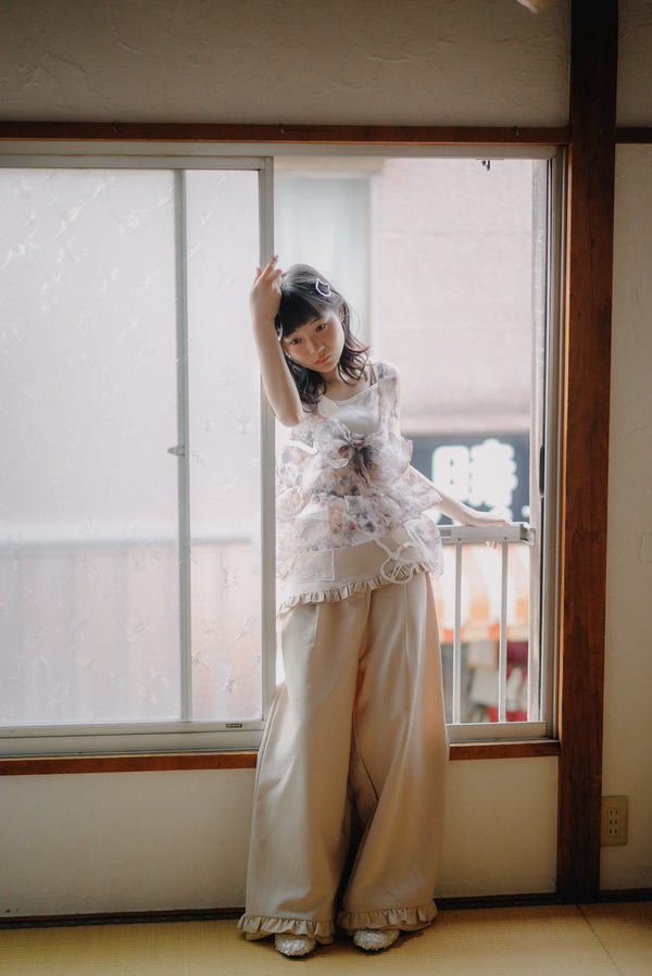 Detachable Ruffle Trousers