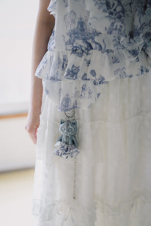 3D Floral Bow Bubble Skirt