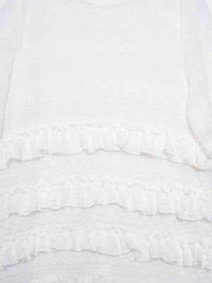 Lace and layered dress