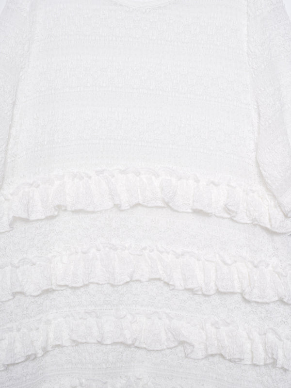 Lace and layered dress