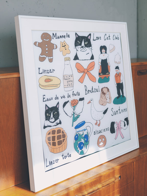 70x70 Scarf (Cat Nordic Travel Guide)