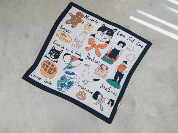70x70 Scarf (Cat Nordic Travel Guide)