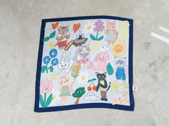 70x70 Scarf (Sunny Cat Island )