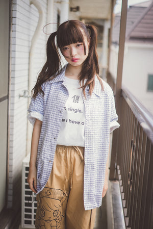 Comic Cat Check Unisex Shirts