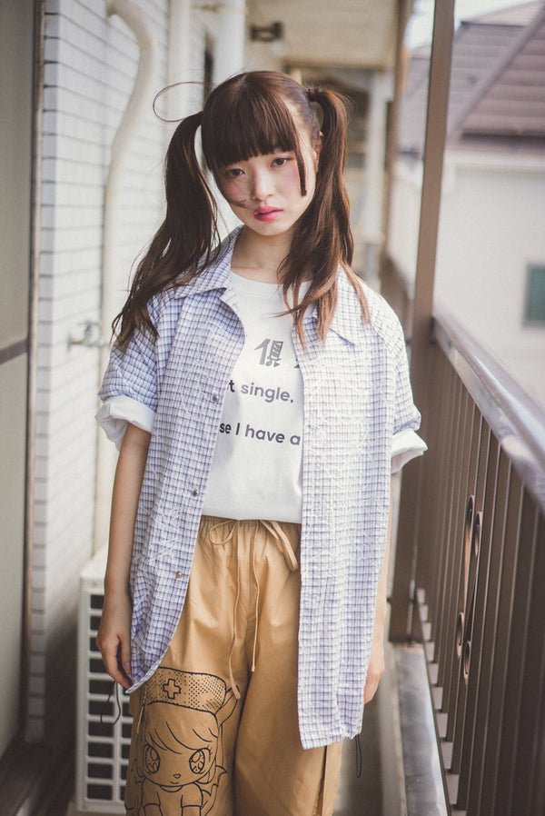 Comic Cat Check Unisex Shirts