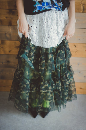 Cat Animals Pattern Yarn Skirt