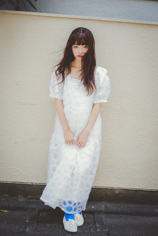 Bubble Fa  tulle ribbon dress