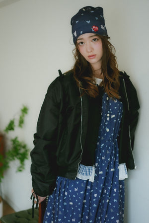 Angel Wings Cat Ribbon MA Jacket