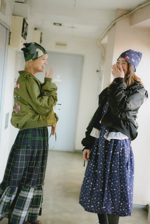 Angel Wings Cat Ribbon MA Jacket