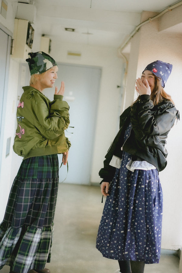 Angel Wings Cat Ribbon MA Jacket