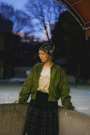 Angel Wings Cat Ribbon MA Jacket