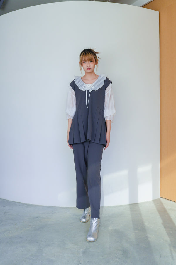 Georgette tapered trousers