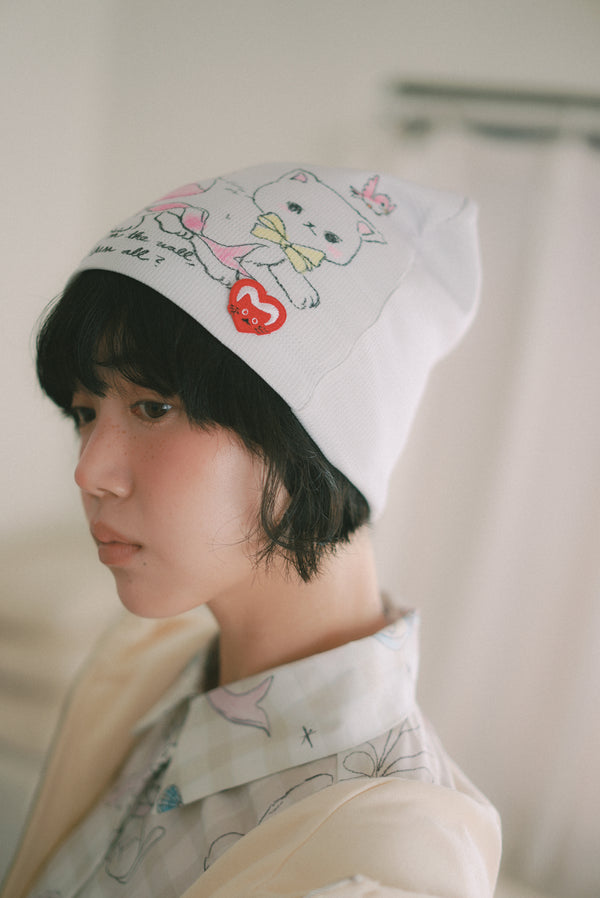 LCC Knit Printed Hat (Paradise)