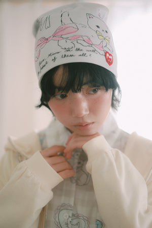 LCC Knit Printed Hat (Paradise)