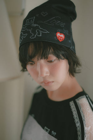 LCC Knitted Printed Hat (Cross-stitch)