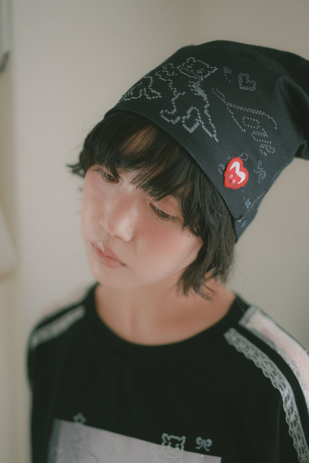 LCC Knitted Printed Hat (Cross-stitch)