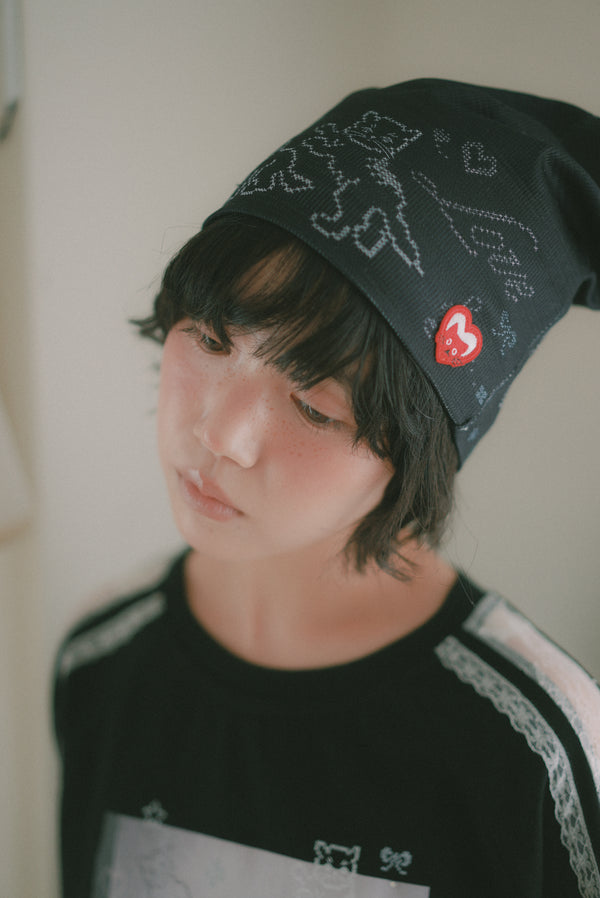 LCC Knitted Printed Hat (Cross-stitch)