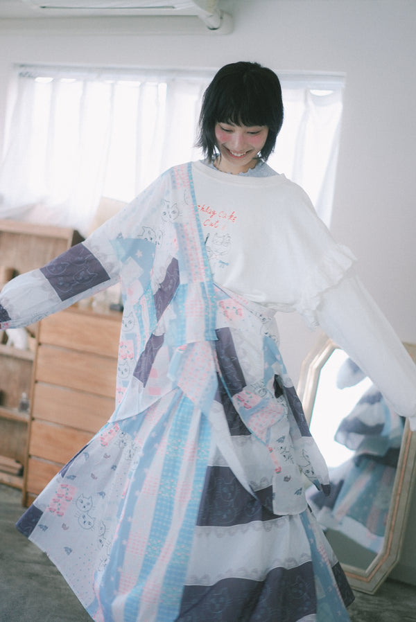 Birthday cake cat hoodie