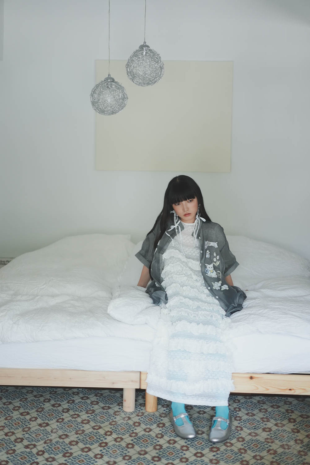 Lace and layered dress