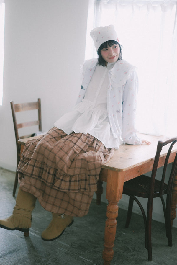 Irregular Ruffle Sleeve Shirt