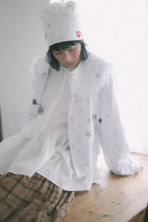 Irregular Ruffle Sleeve Shirt