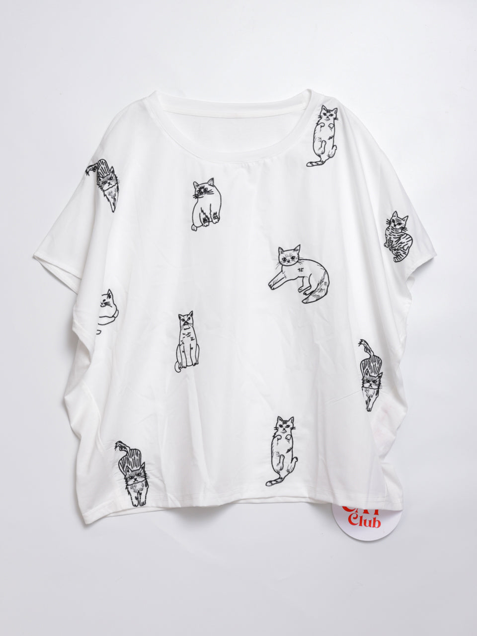Cat Daily Line Wide Sleeve Top