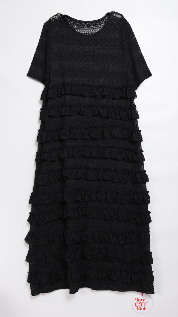 Lace and layered dress