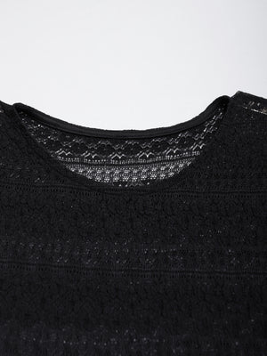 Lace and layered dress