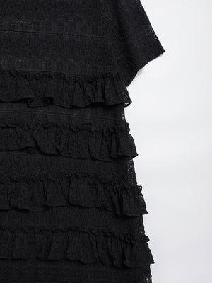 Lace and layered dress