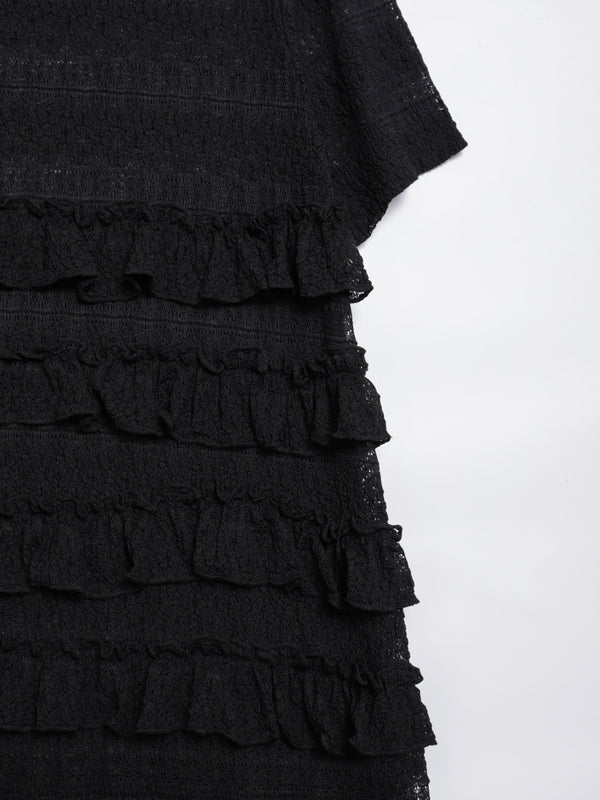 Lace and layered dress