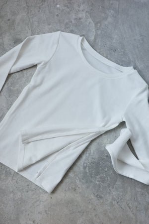 Smooth Knit Side Hook Pullover