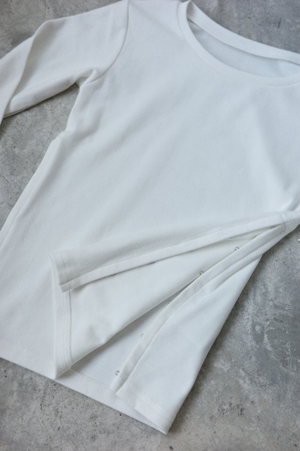 Smooth Knit Side Hook Pullover