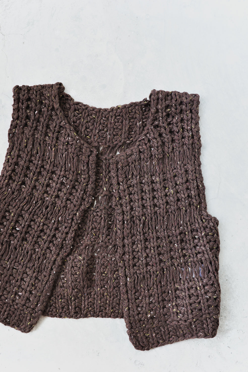 Nep Handmade Chunky Yarn Knit Vest