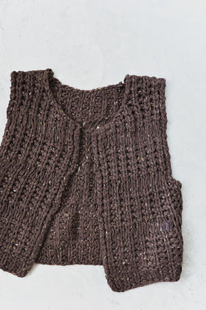 Nep Handmade Chunky Yarn Knit Vest