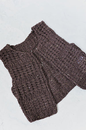 Nep Handmade Chunky Yarn Knit Vest