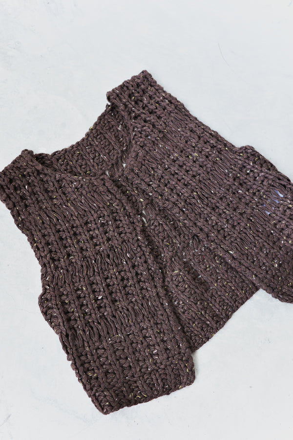 Nep Handmade Chunky Yarn Knit Vest