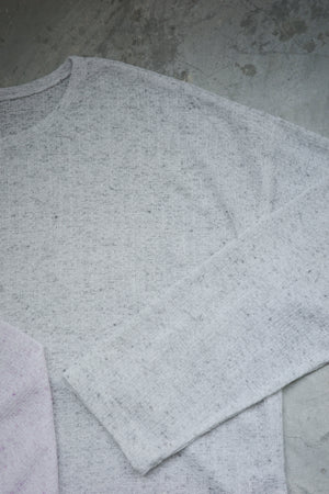 BB Terry Cotton Striped Long-Sleeved Top