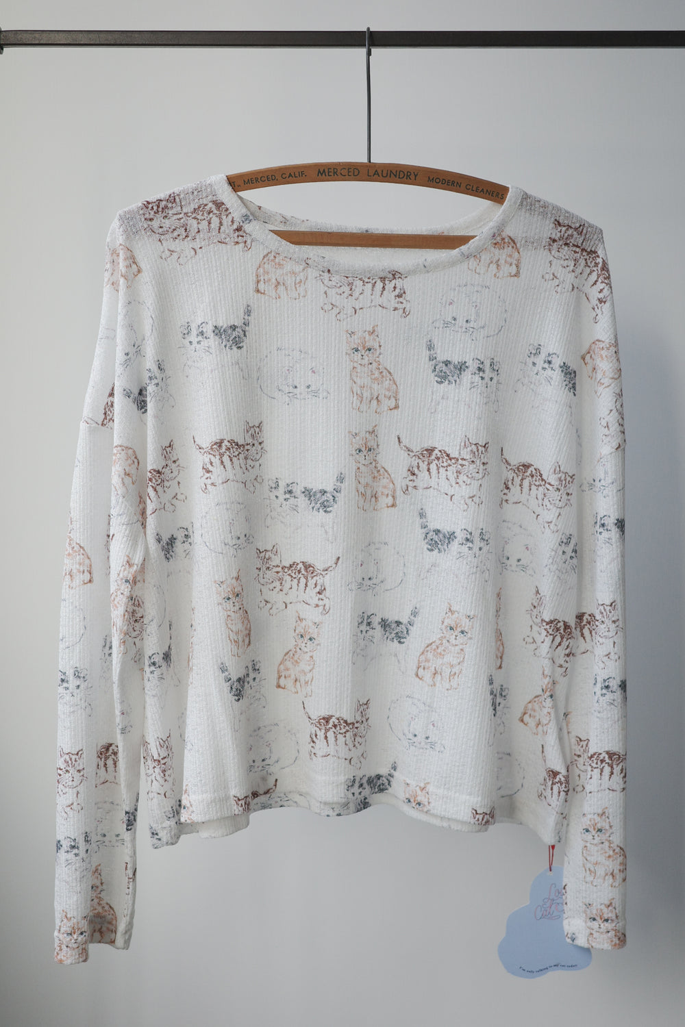 Gentle Kitten Baby Towel Cotton Long-Sleeved Top