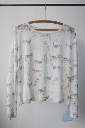 Gentle Kitten Baby Towel Cotton Long-Sleeved Top