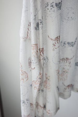 Gentle Kitten Baby Towel Cotton Long-Sleeved Top