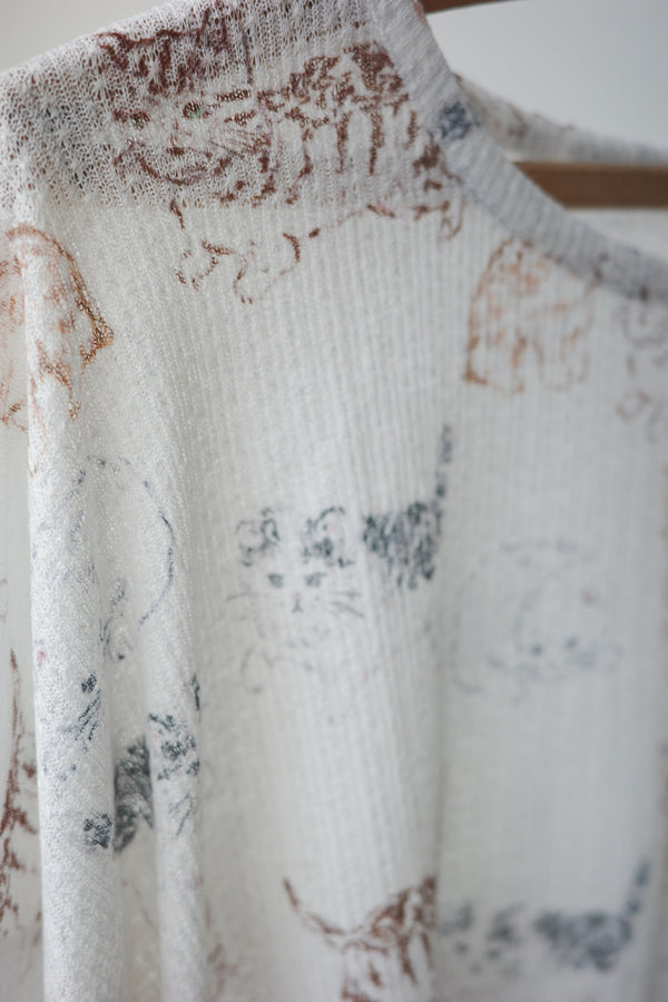 Gentle Kitten Baby Towel Cotton Long-Sleeved Top