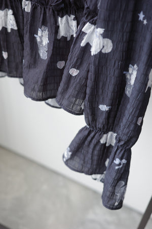 Angel Wings Cat Long-Sleeved Top