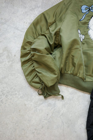 Angel Wings Cat Ribbon MA Jacket