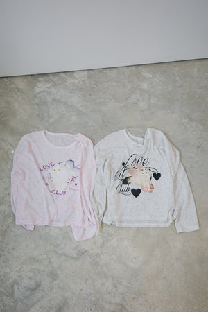 Real Cat Towel Cotton Long-Sleeved Top