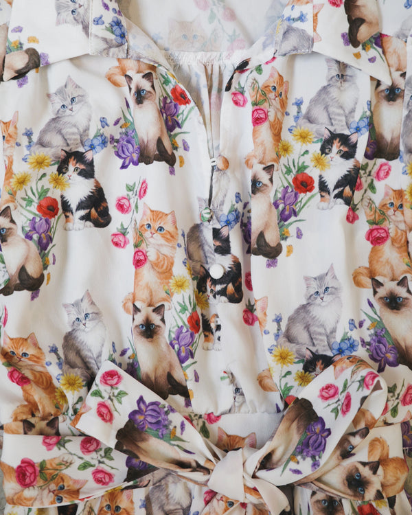 Four Kittens Multicoloured Pleated Tulle Dress