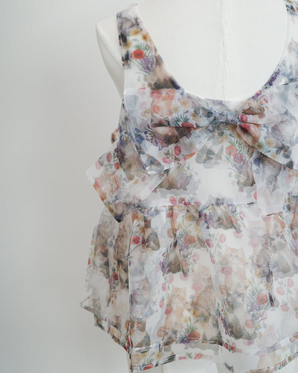 Big Bow Mesh Vest
